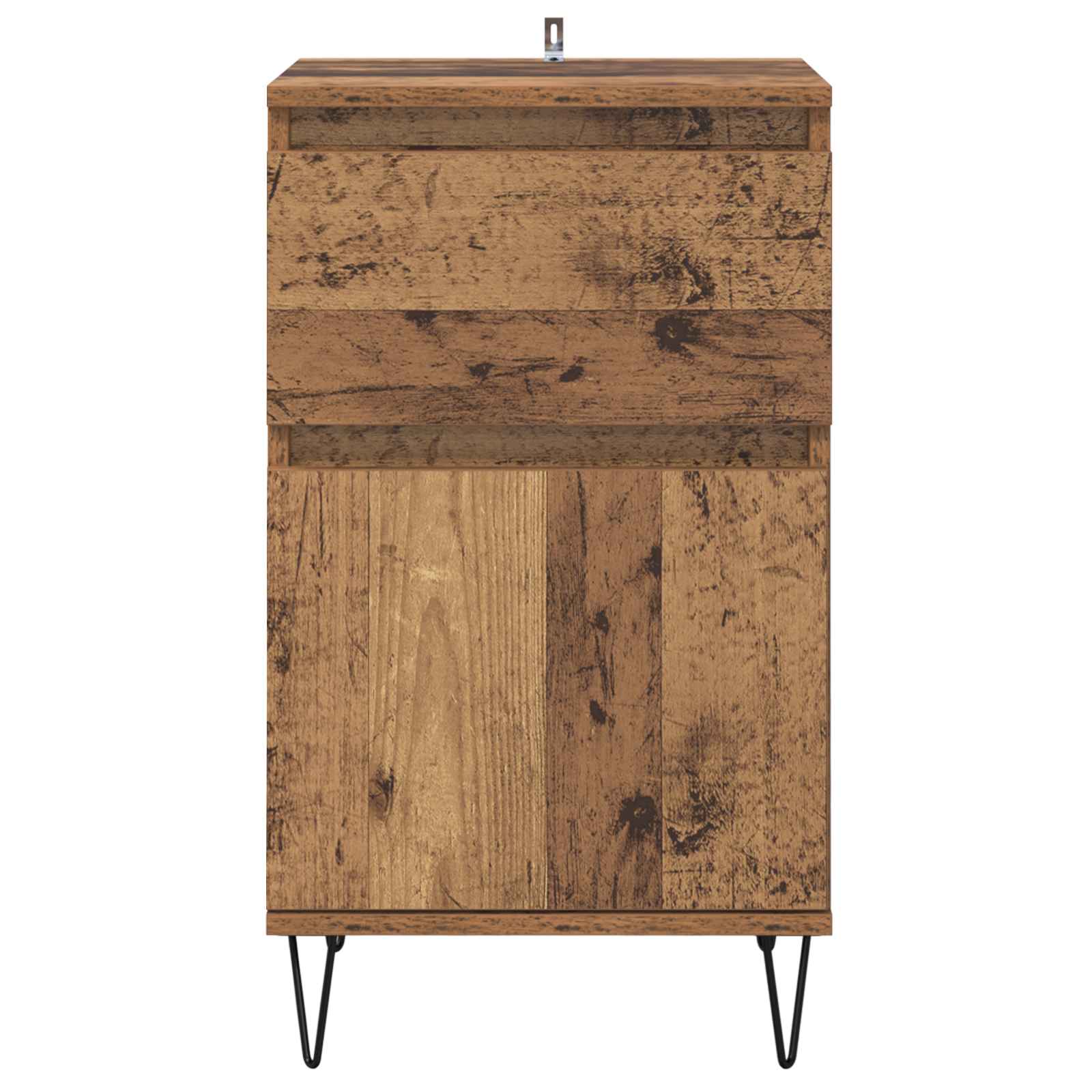 Sideboard mit Schubladen Altholz 35 x 40 x 70 cm Holzwerkstoff