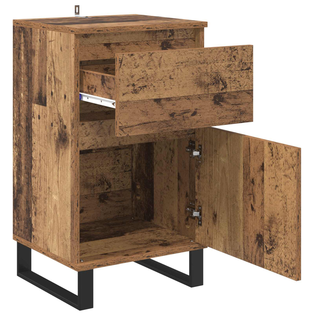 Sideboard mit Schubladen Altholz 35 x 40 x 70 cm Holzwerkstoff