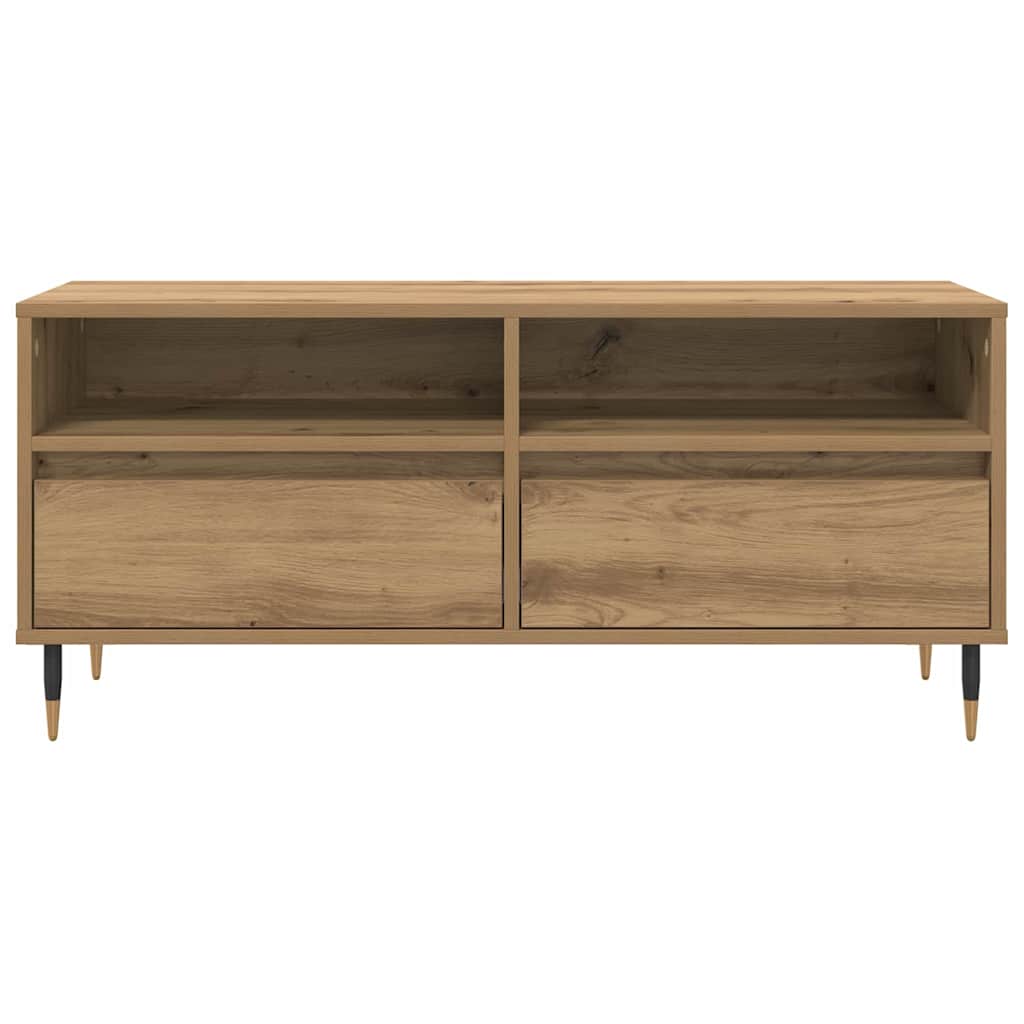 TV-Schränk mit Schubladen Artisan-Eiche 100 x 34,5 x 44,5 cm