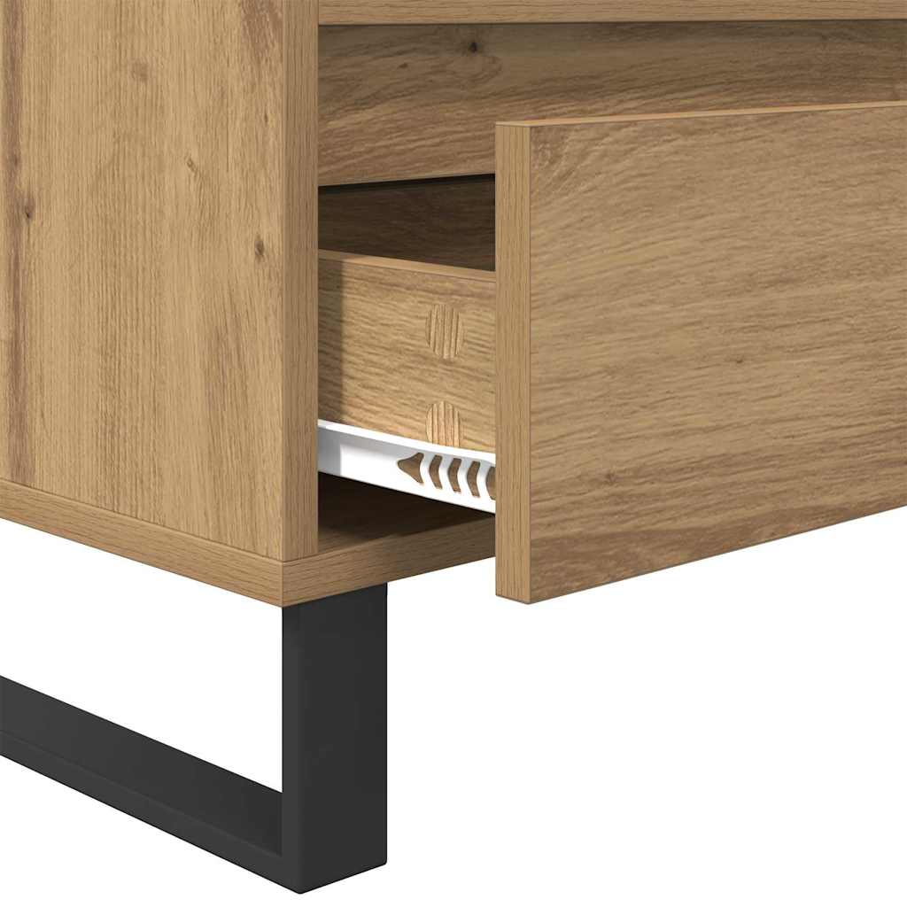 TV-Schränk mit Schubladen Artisan-Eiche 100 x 34,5 x 44,5 cm