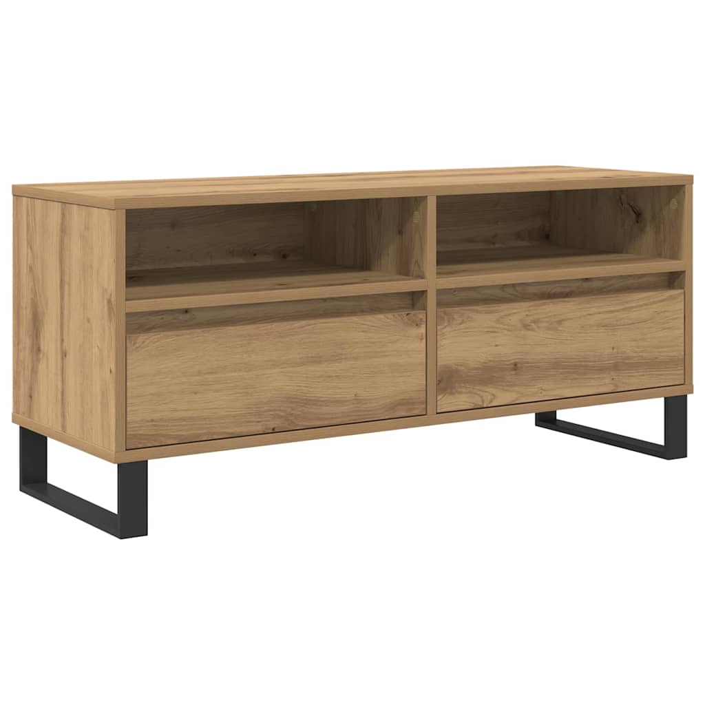 TV-Schränk mit Schubladen Artisan-Eiche 100 x 34,5 x 44,5 cm