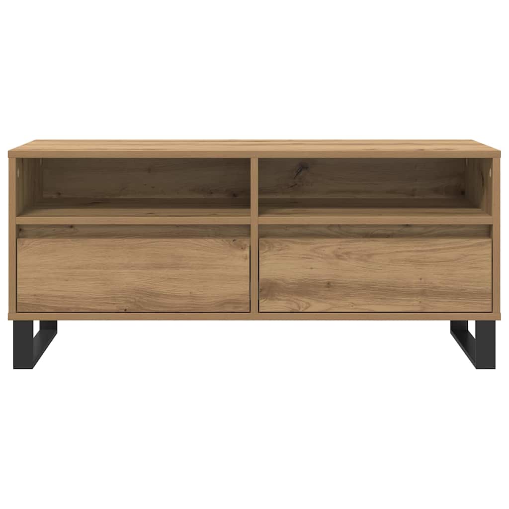 TV-Schränk mit Schubladen Artisan-Eiche 100 x 34,5 x 44,5 cm