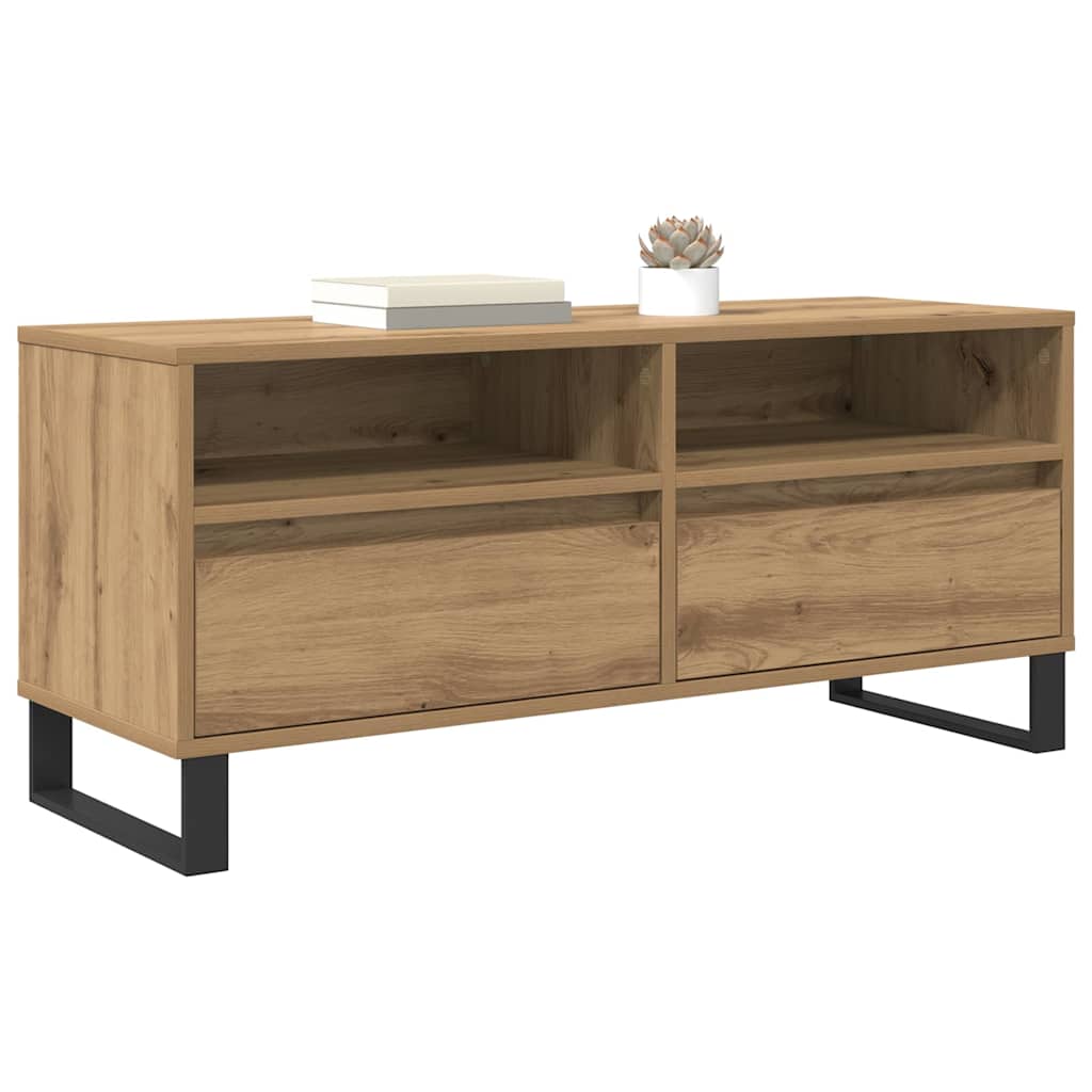 TV-Schränk mit Schubladen Artisan-Eiche 100 x 34,5 x 44,5 cm
