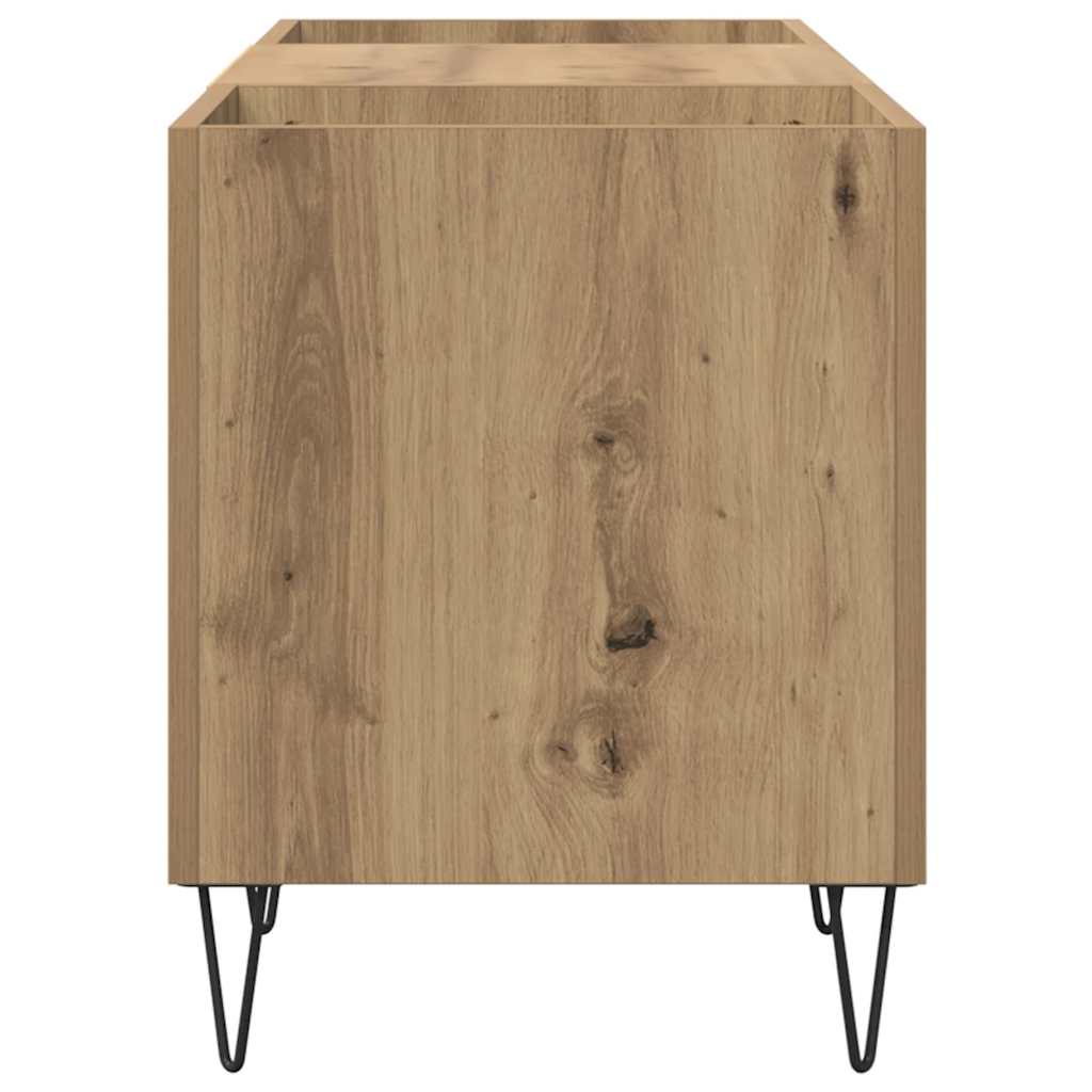 Schallplattenschrank mit Regal Artisan-Eiche 121 x 38 x 48 cm