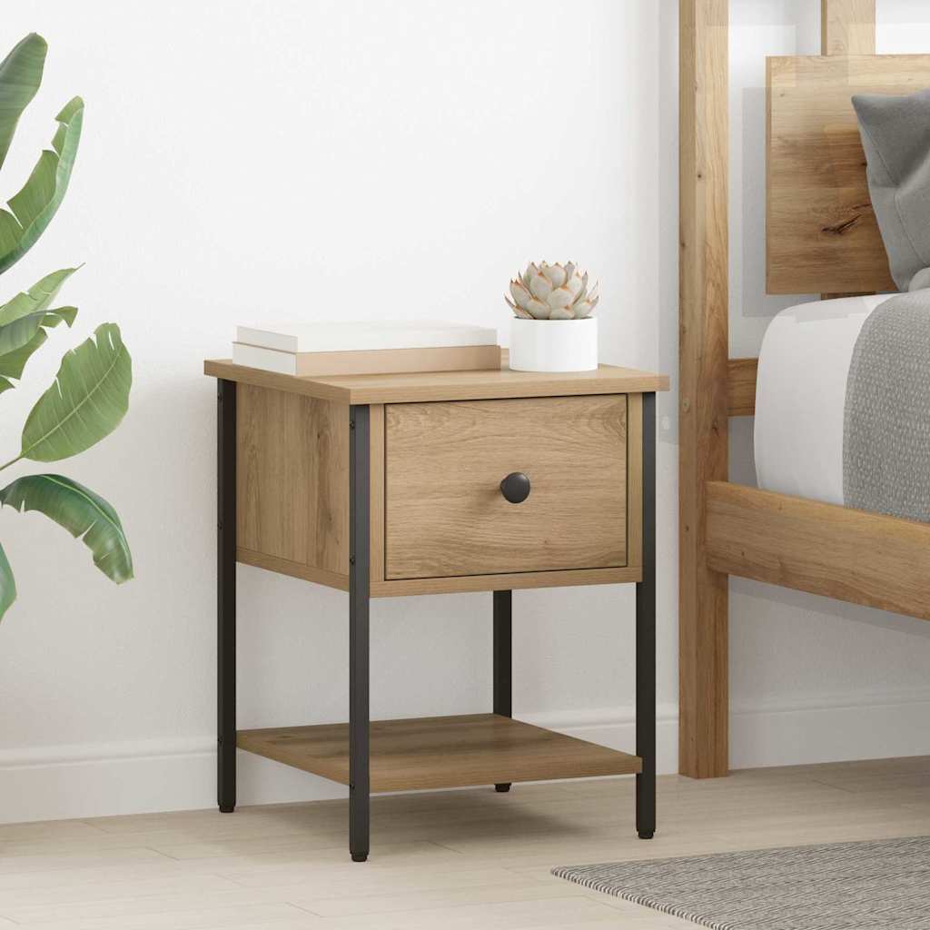 Nachttisch 2 pcs Artisan-Eiche 34 x 35,5 x 45 cm Holzwerkstoff