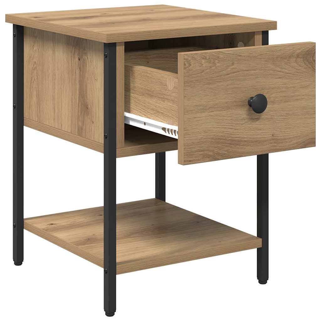 Nachttisch 2 pcs Artisan-Eiche 34 x 35,5 x 45 cm Holzwerkstoff