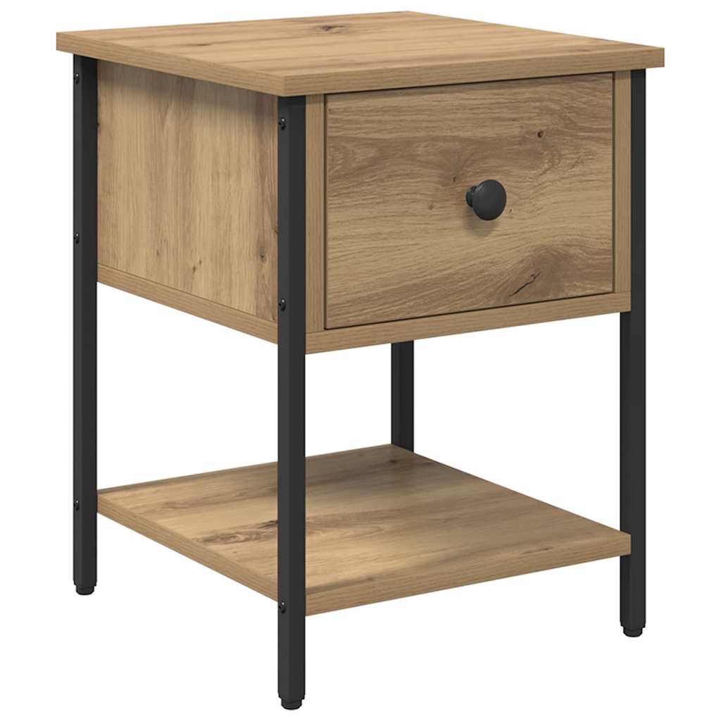 Nachttisch 2 pcs Artisan-Eiche 34 x 35,5 x 45 cm Holzwerkstoff