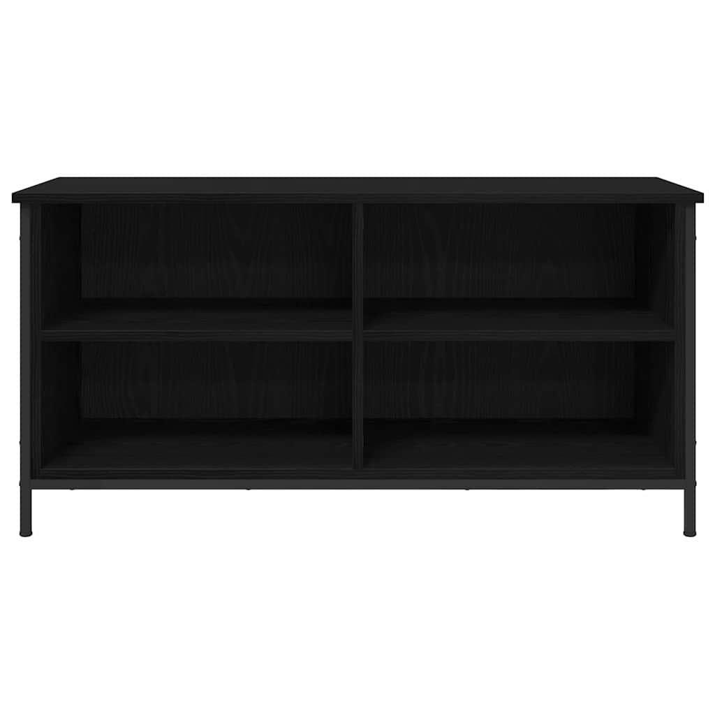 TV-Schränk Schwarz Eichen-Optik 100 x 40 x 50 cm Holzwerkstoff