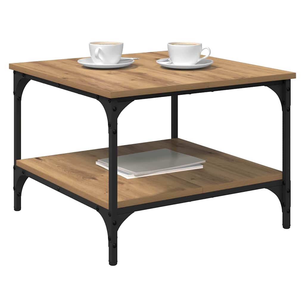 Couchtisch Artisan-Eiche 55 x 55 x 40 cm Holzwerkstoff