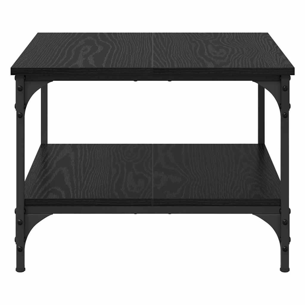 Couchtisch Schwarz Eichen-Optik 55 x 55 x 40 cm Holzwerkstoff