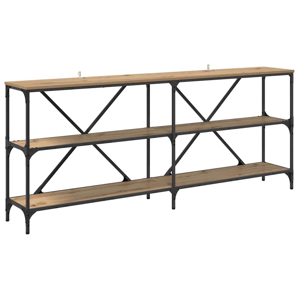 Konsolentisch Artisan-Eiche 180 x 30 x 75 cm Holzwerkstoff