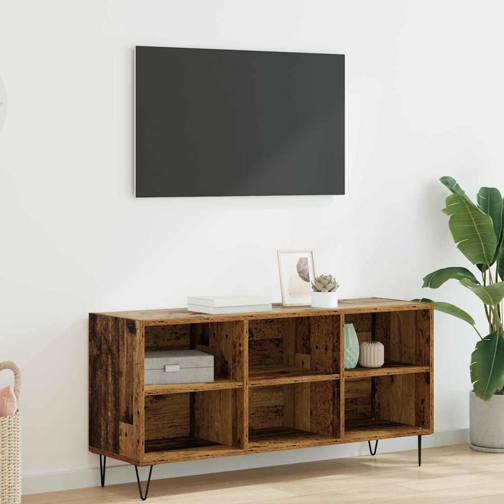 TV-Schränk Altholz 103,5 x 30 x 50 cm Holzwerkstoff