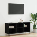 TV-Schränk Schwarz Eichen-Optik 103,5 x 30 x 50 cm