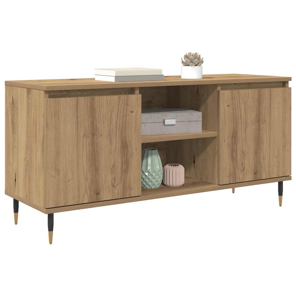 TV-Schränk Artisan-Eiche 104 x 35 x 50 cm Holzwerkstoff