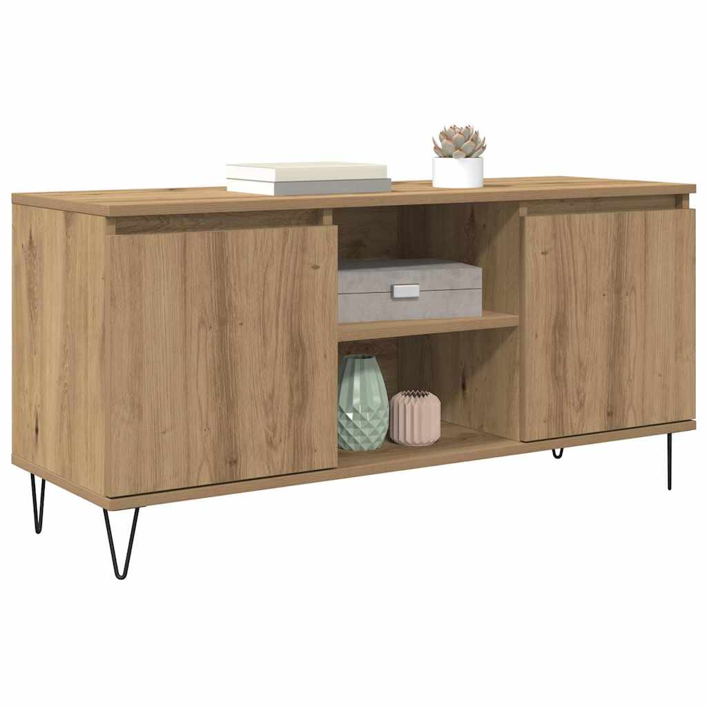 TV-Schränk Artisan-Eiche 104 x 35 x 50 cm Holzwerkstoff