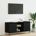 TV-Schränk Schwarz Eichen-Optik 104 x 35 x 50 cm Holzwerkstoff