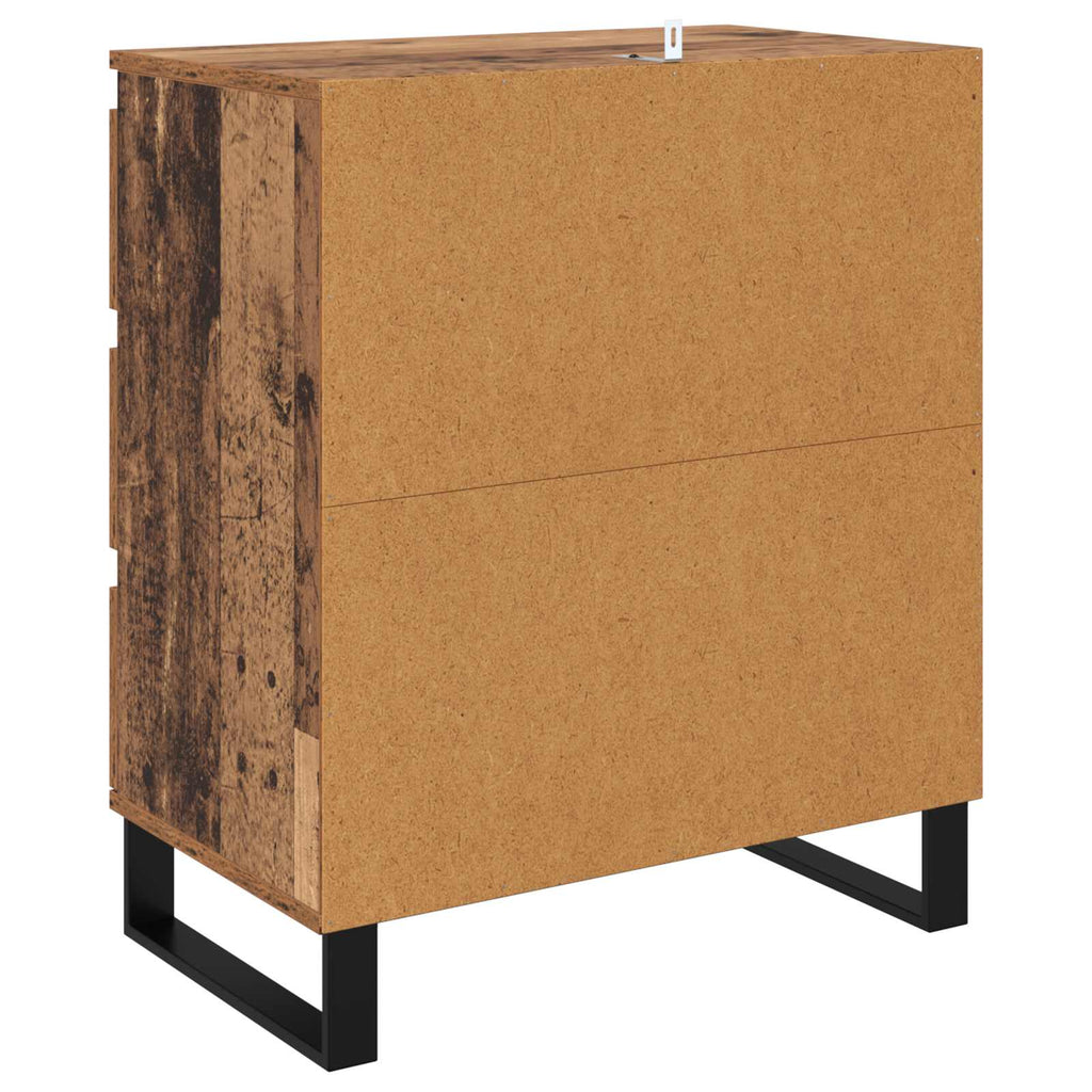 Sideboard mit Schubladen Altholz 60 x 35 x 70 cm Holzwerkstoff