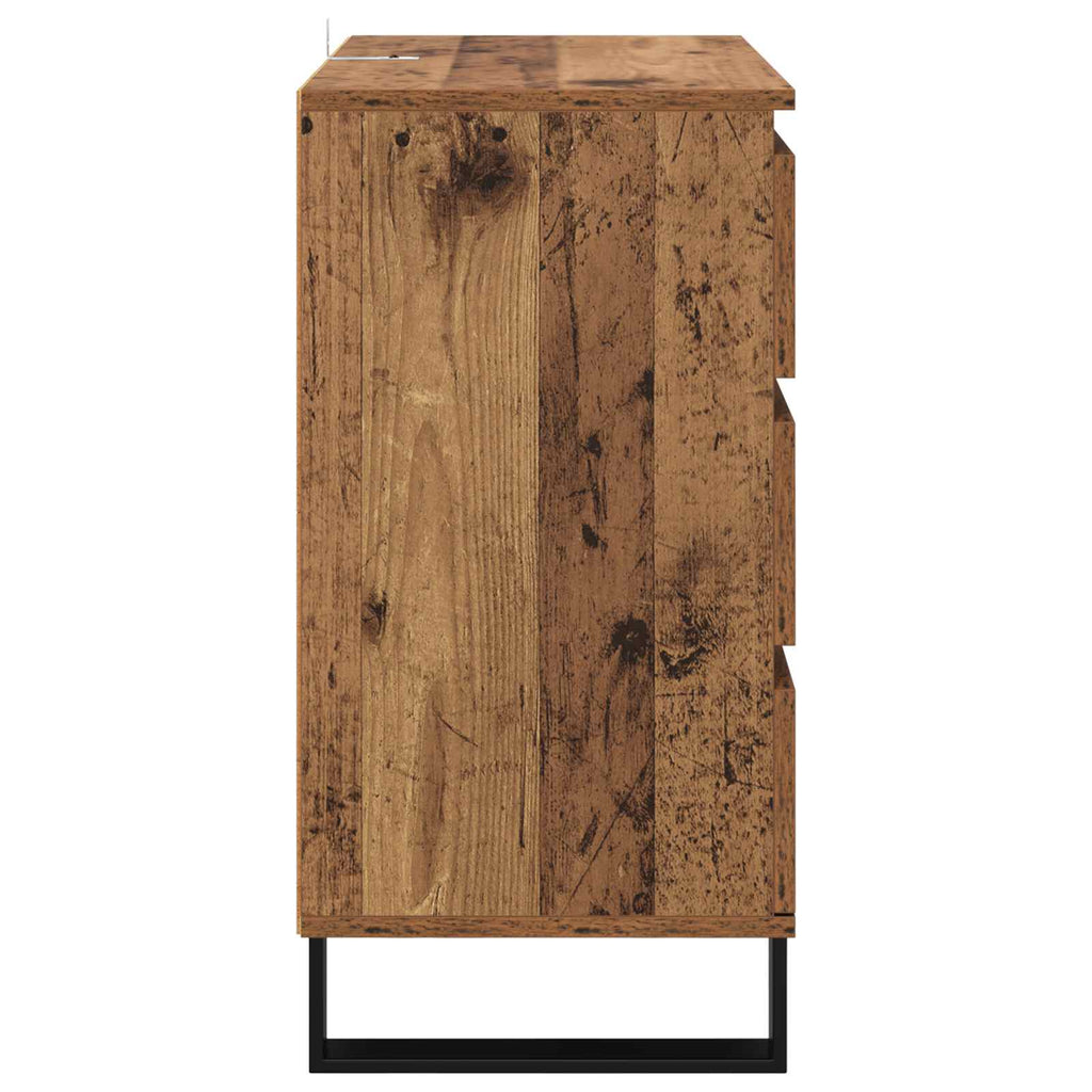 Sideboard mit Schubladen Altholz 60 x 35 x 70 cm Holzwerkstoff