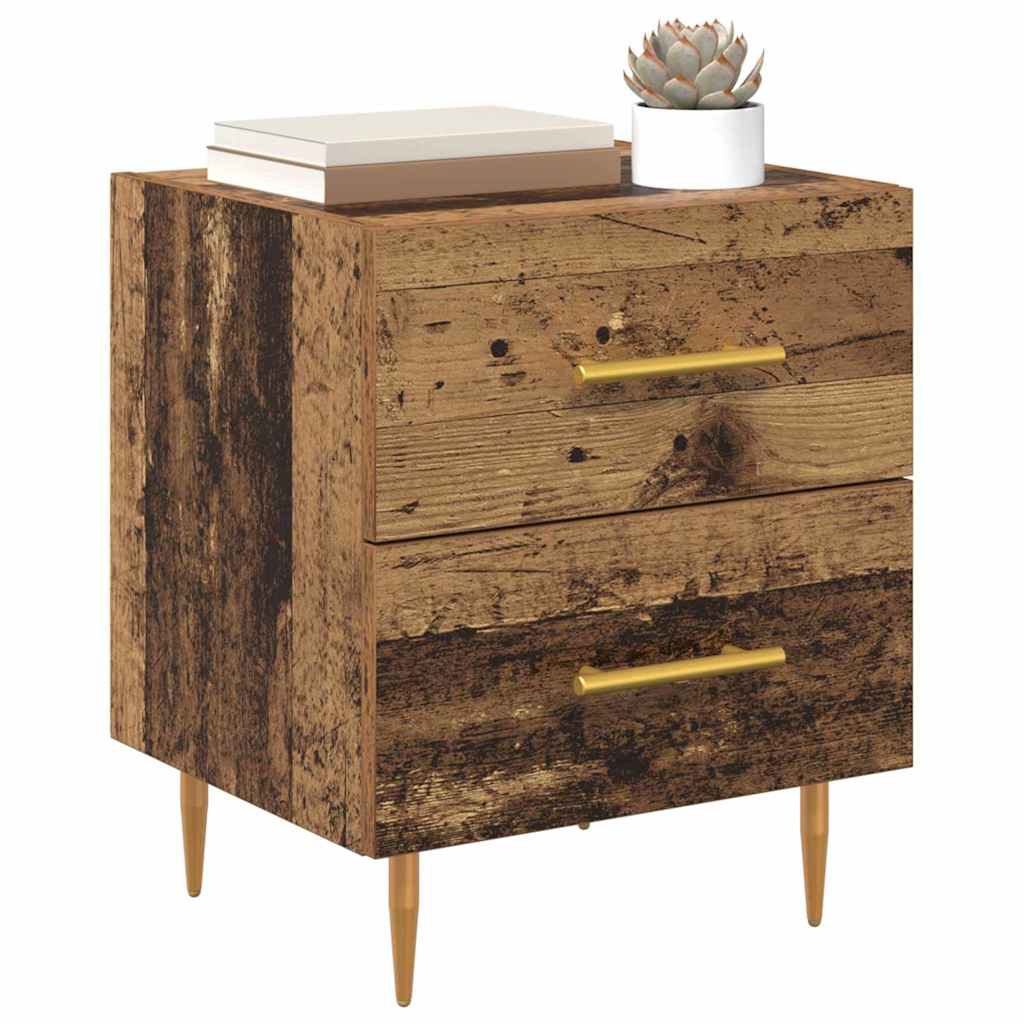 Nachttisch Altholz 40 x 35 x 47,5 cm Holzwerkstoff