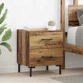 Nachttisch 2 pcs Altholz 40 x 35 x 47,5 cm Holzwerkstoff