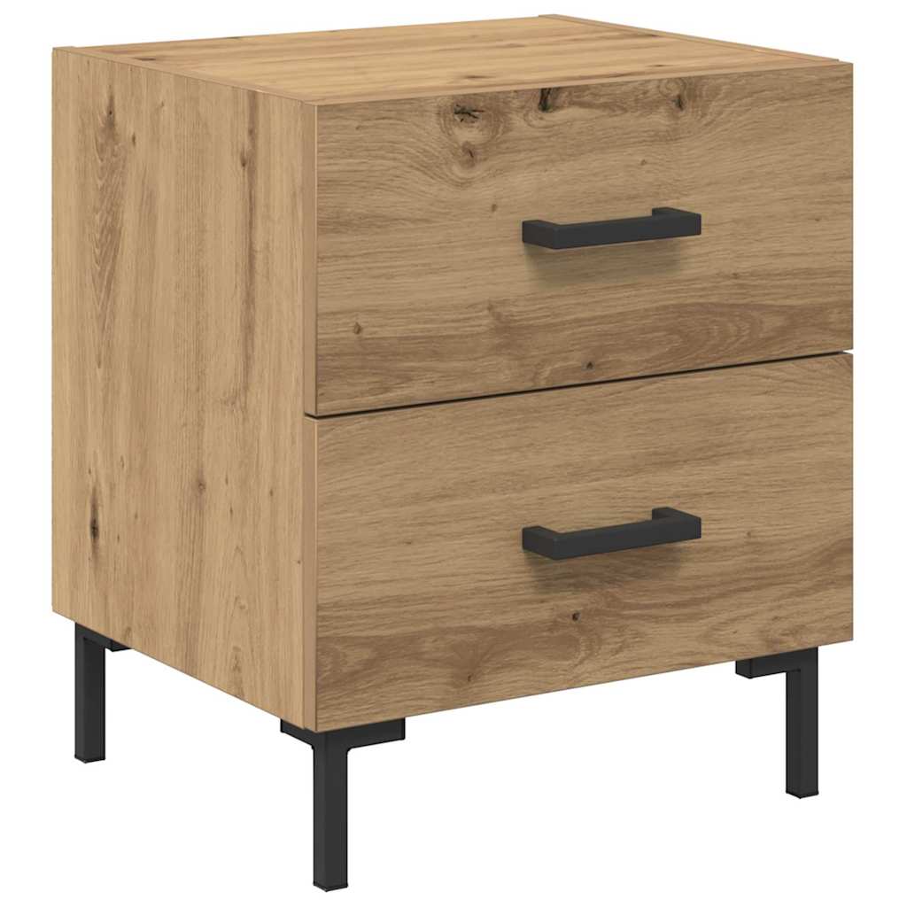 Nachttisch 2 pcs Artisan-Eiche 40 x 35 x 47,5 cm Holzwerkstoff