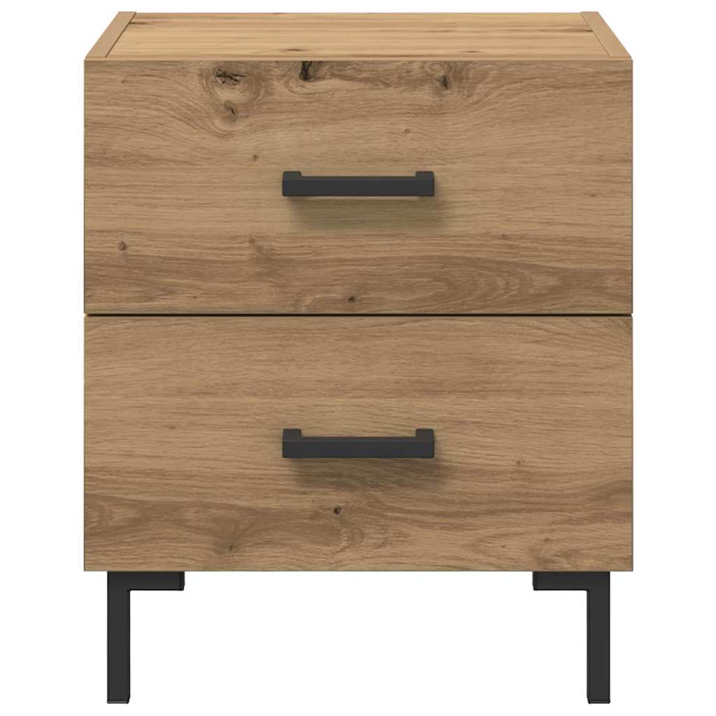 Nachttisch 2 pcs Artisan-Eiche 40 x 35 x 47,5 cm Holzwerkstoff