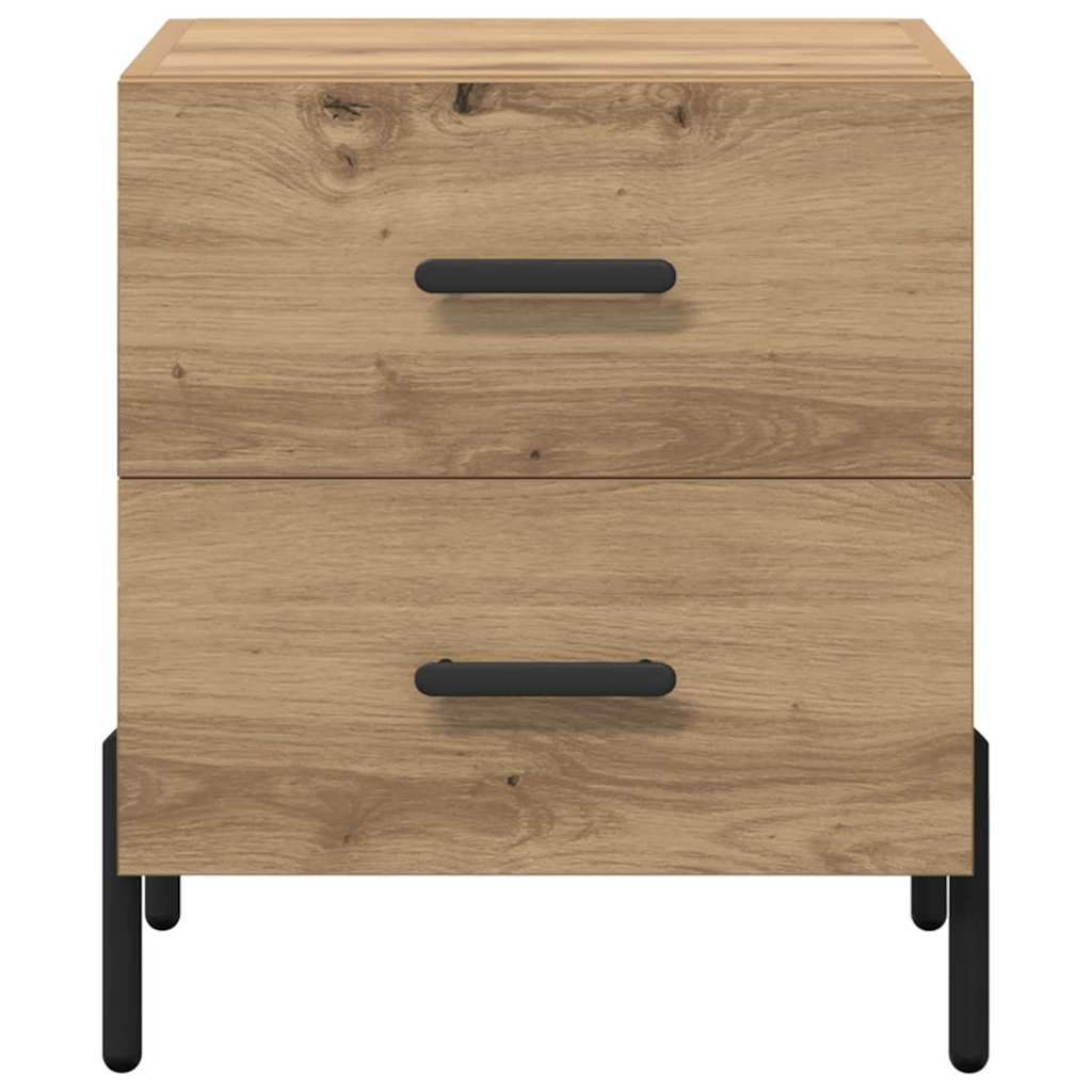 Nachttisch 2 pcs Artisan-Eiche 40 x 35 x 47,5 cm Holzwerkstoff