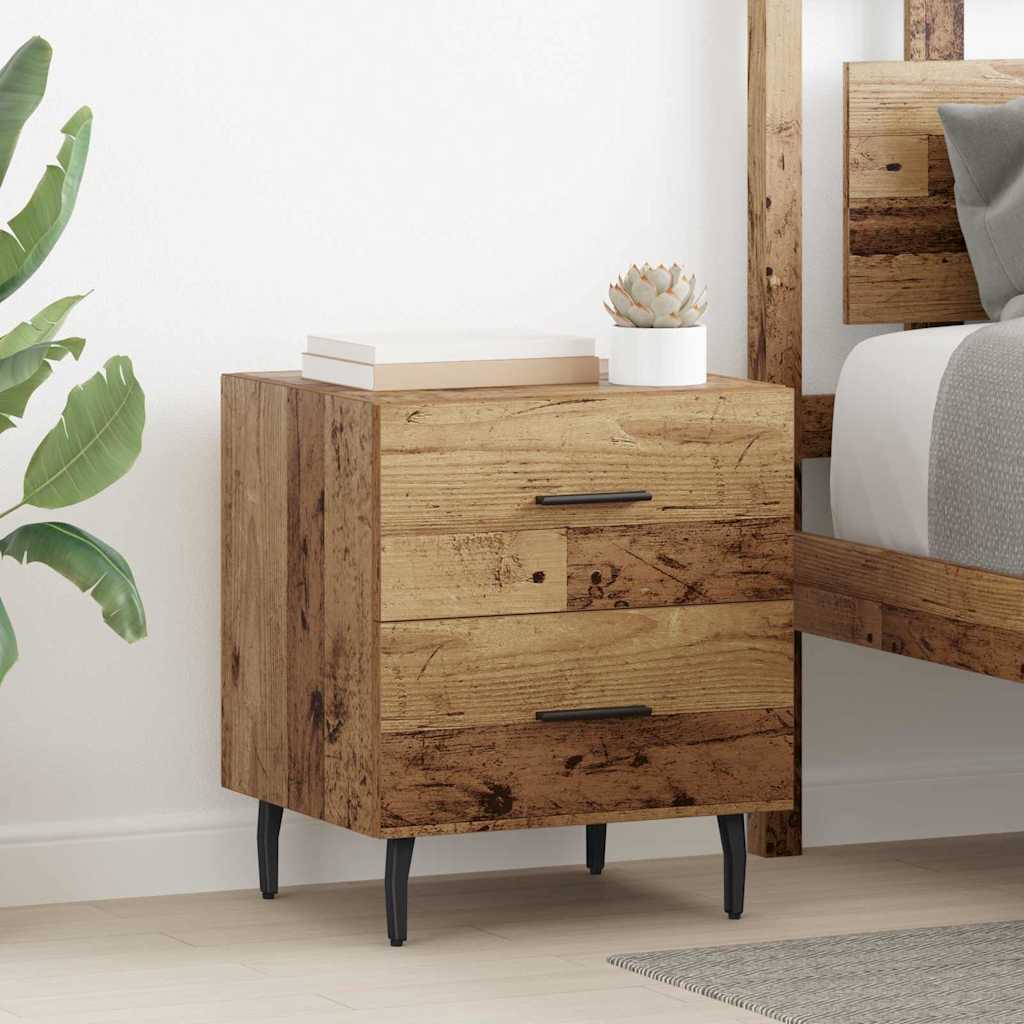 Nachttisch Altholz 40 x 35 x 47,5 cm Holzwerkstoff