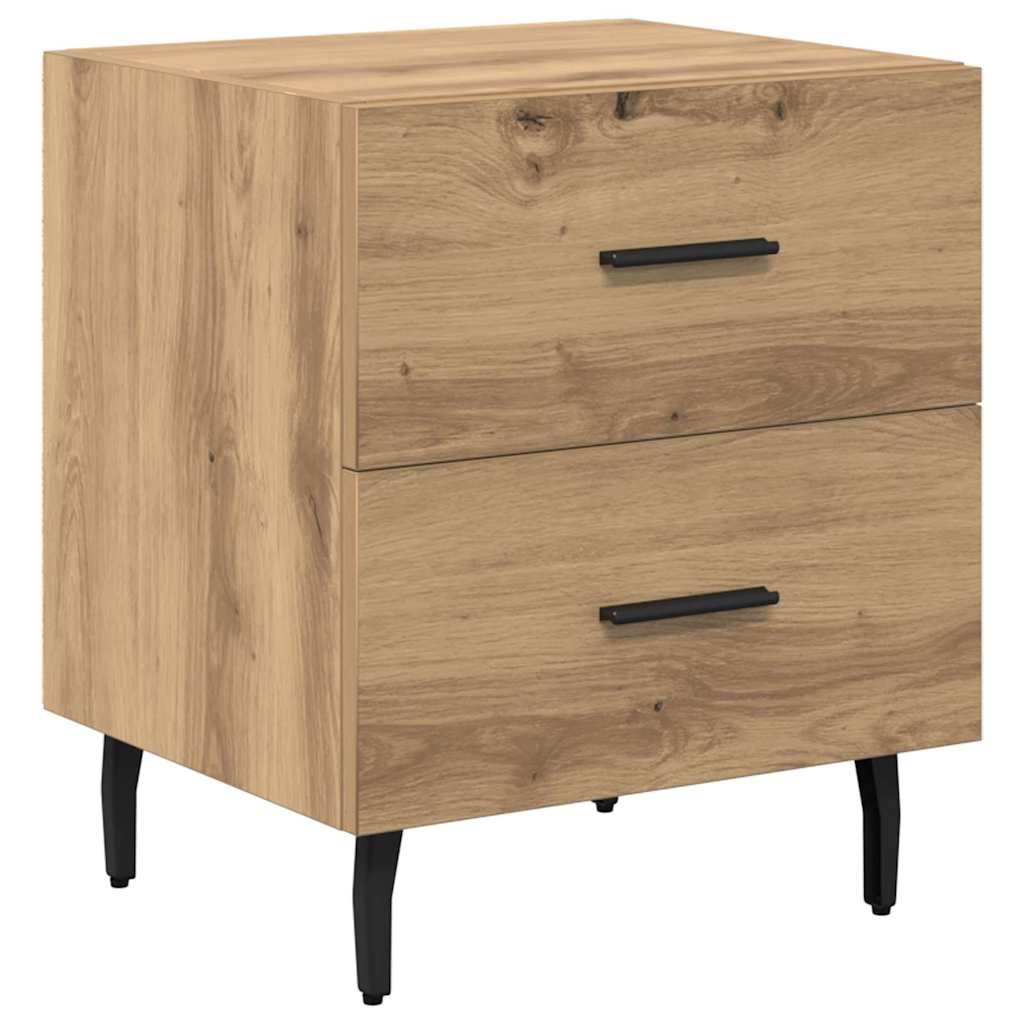 Nachttisch 2 pcs Artisan-Eiche 40 x 35 x 47,5 cm Holzwerkstoff