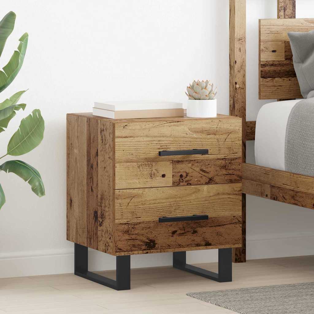 Nachttisch Altholz 40 x 35 x 47,5 cm Holzwerkstoff