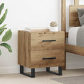 Nachttisch 2 pcs Artisan-Eiche 40 x 35 x 47,5 cm Holzwerkstoff