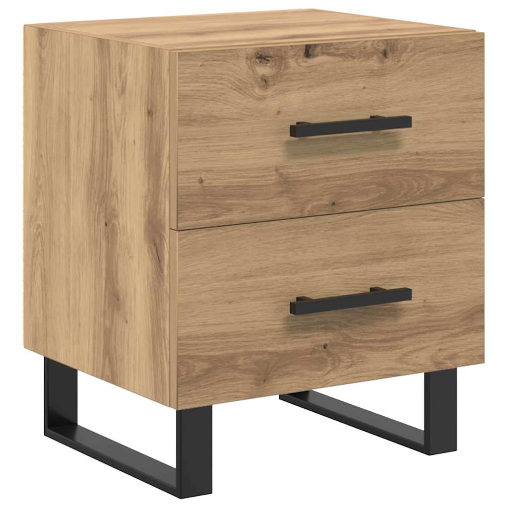 Nachttisch 2 pcs Artisan-Eiche 40 x 35 x 47,5 cm Holzwerkstoff