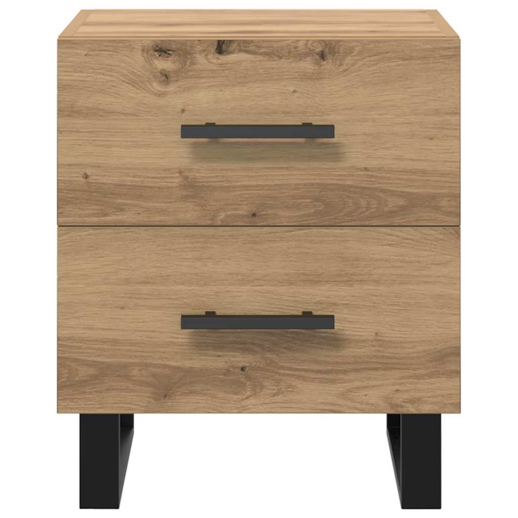 Nachttisch 2 pcs Artisan-Eiche 40 x 35 x 47,5 cm Holzwerkstoff