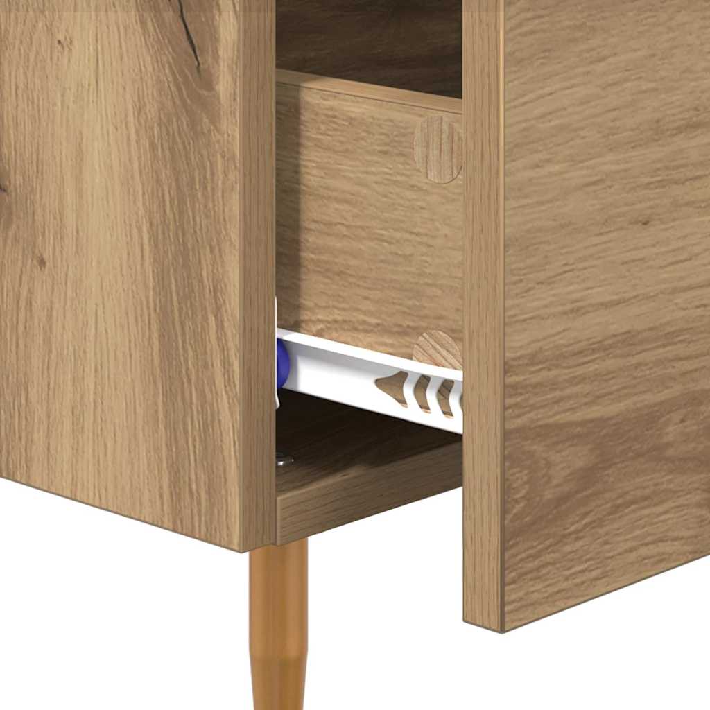 Nachttisch 2 pcs Braun 40 x 35 x 47,5 cm Holzwerkstoff