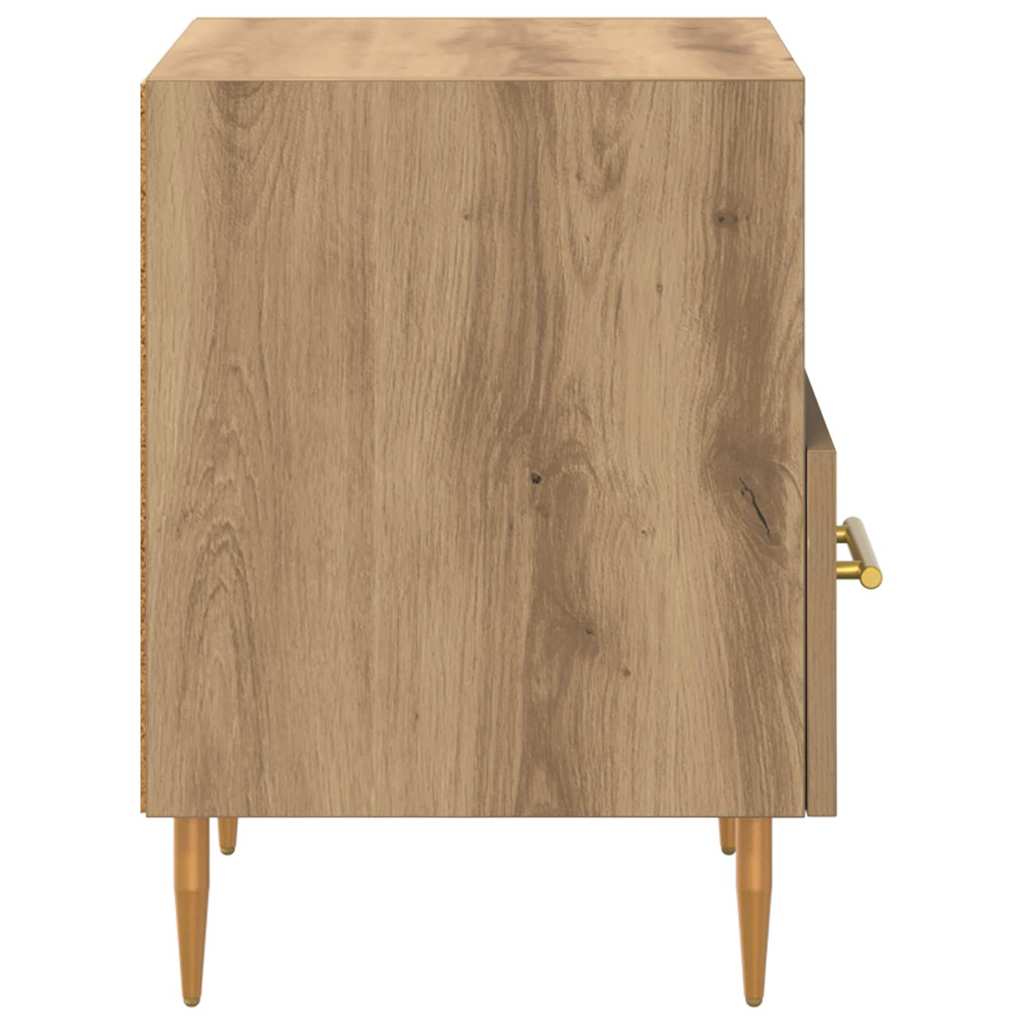 Nachttisch 2 pcs Braun 40 x 35 x 47,5 cm Holzwerkstoff