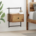 Nachttisch 2 pcs Altholz 35 x 30 x 51 cm Holzwerkstoff
