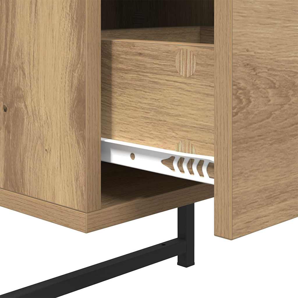 Nachttisch 2 pcs Artisan-Eiche 35 x 30 x 51 cm Holzwerkstoff