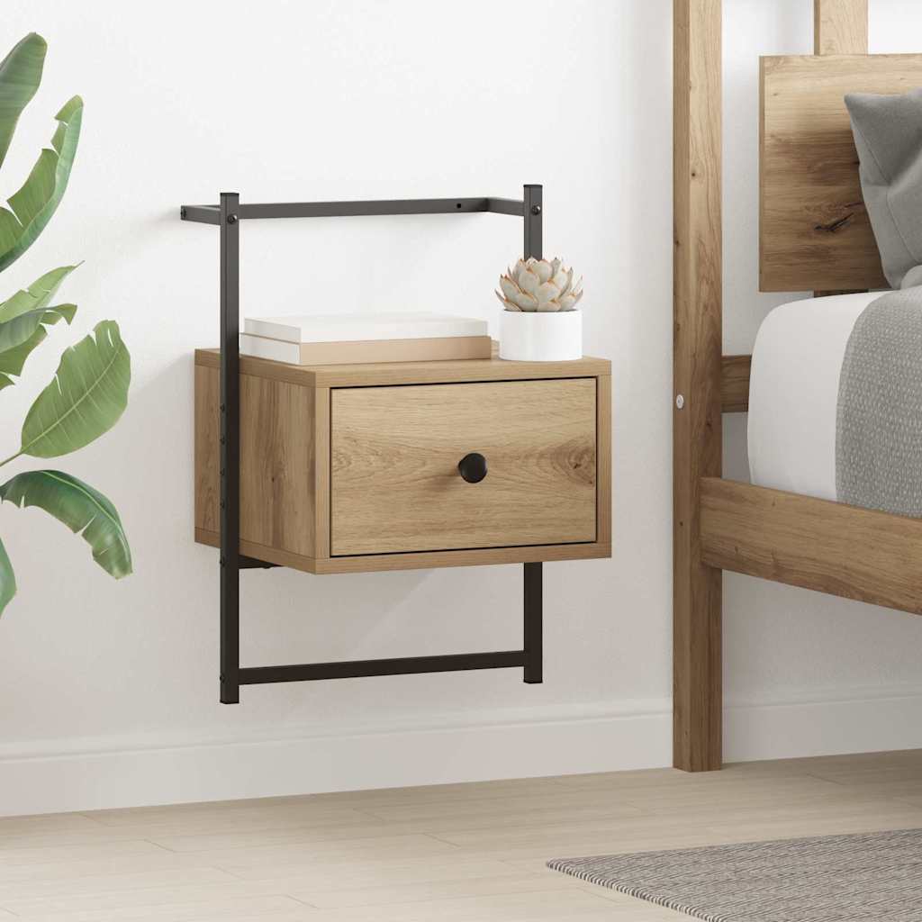 Nachttisch 2 pcs Artisan-Eiche 35 x 30 x 51 cm Holzwerkstoff