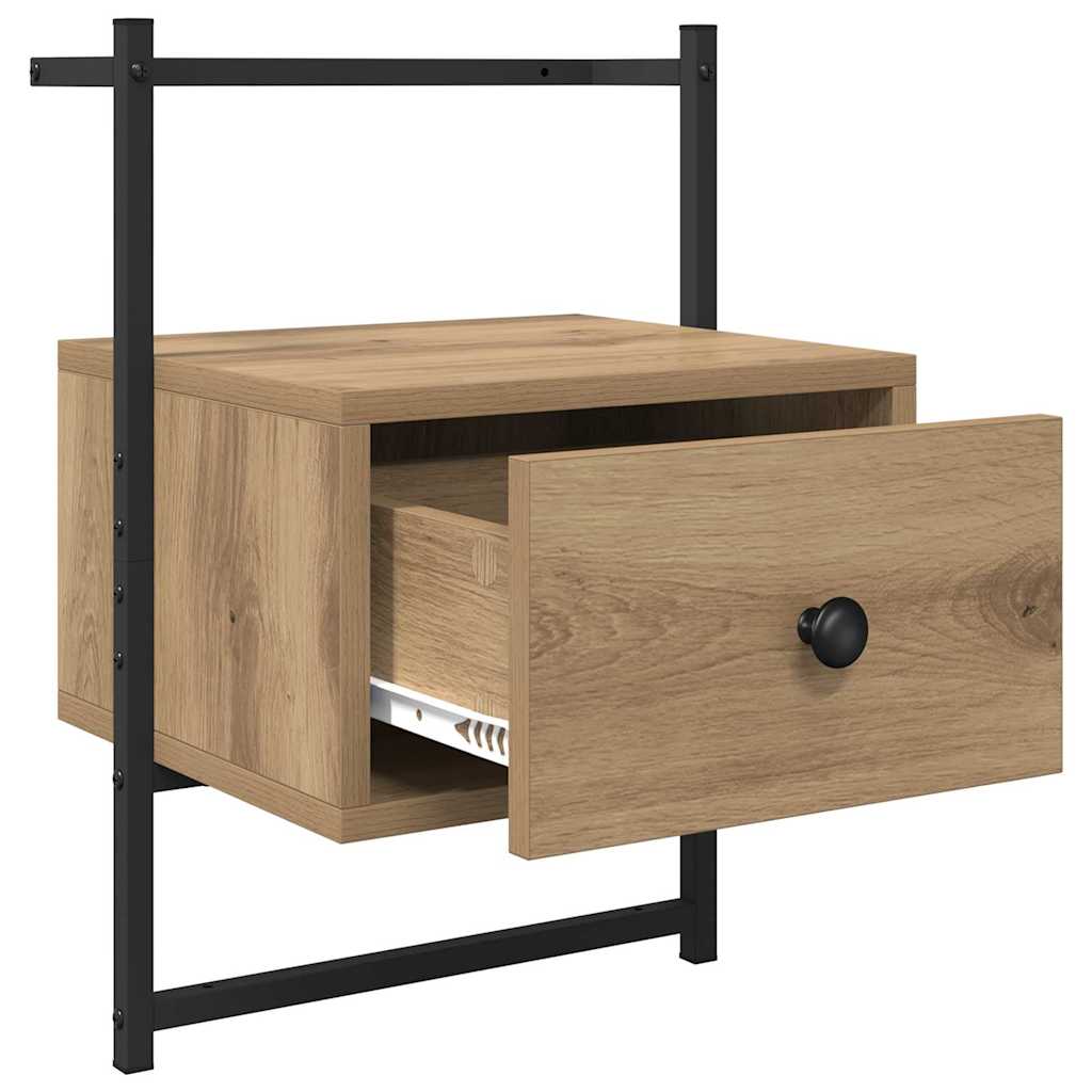 Nachttisch 2 pcs Artisan-Eiche 35 x 30 x 51 cm Holzwerkstoff