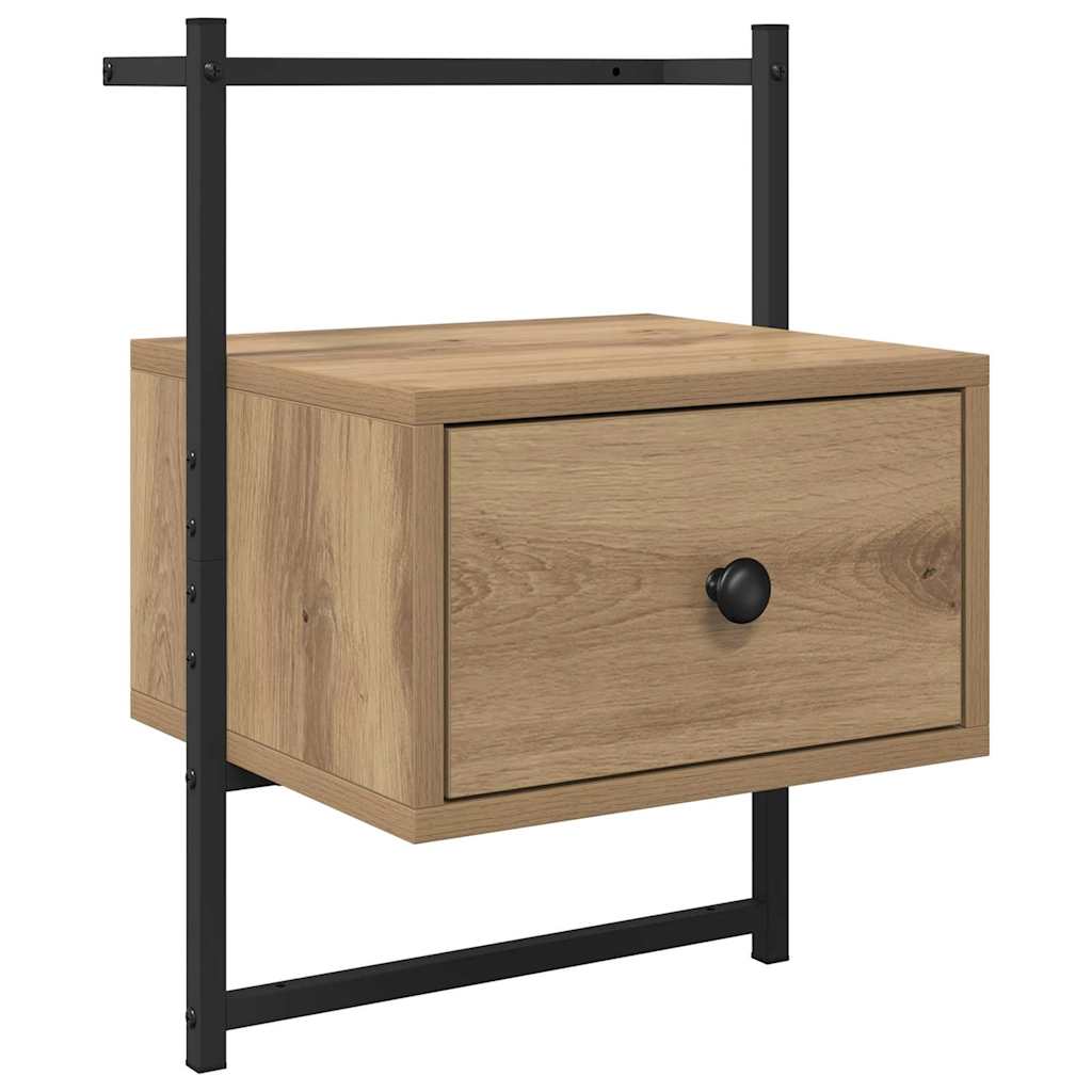 Nachttisch 2 pcs Artisan-Eiche 35 x 30 x 51 cm Holzwerkstoff