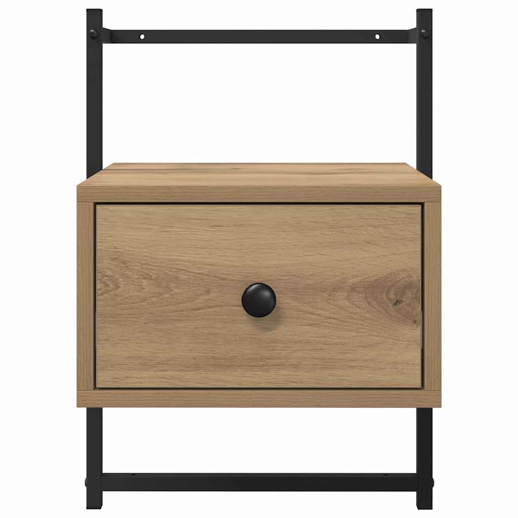 Nachttisch 2 pcs Artisan-Eiche 35 x 30 x 51 cm Holzwerkstoff