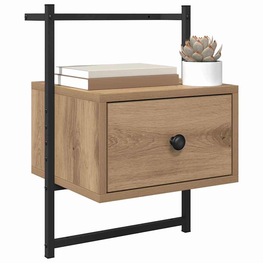 Nachttisch 2 pcs Artisan-Eiche 35 x 30 x 51 cm Holzwerkstoff