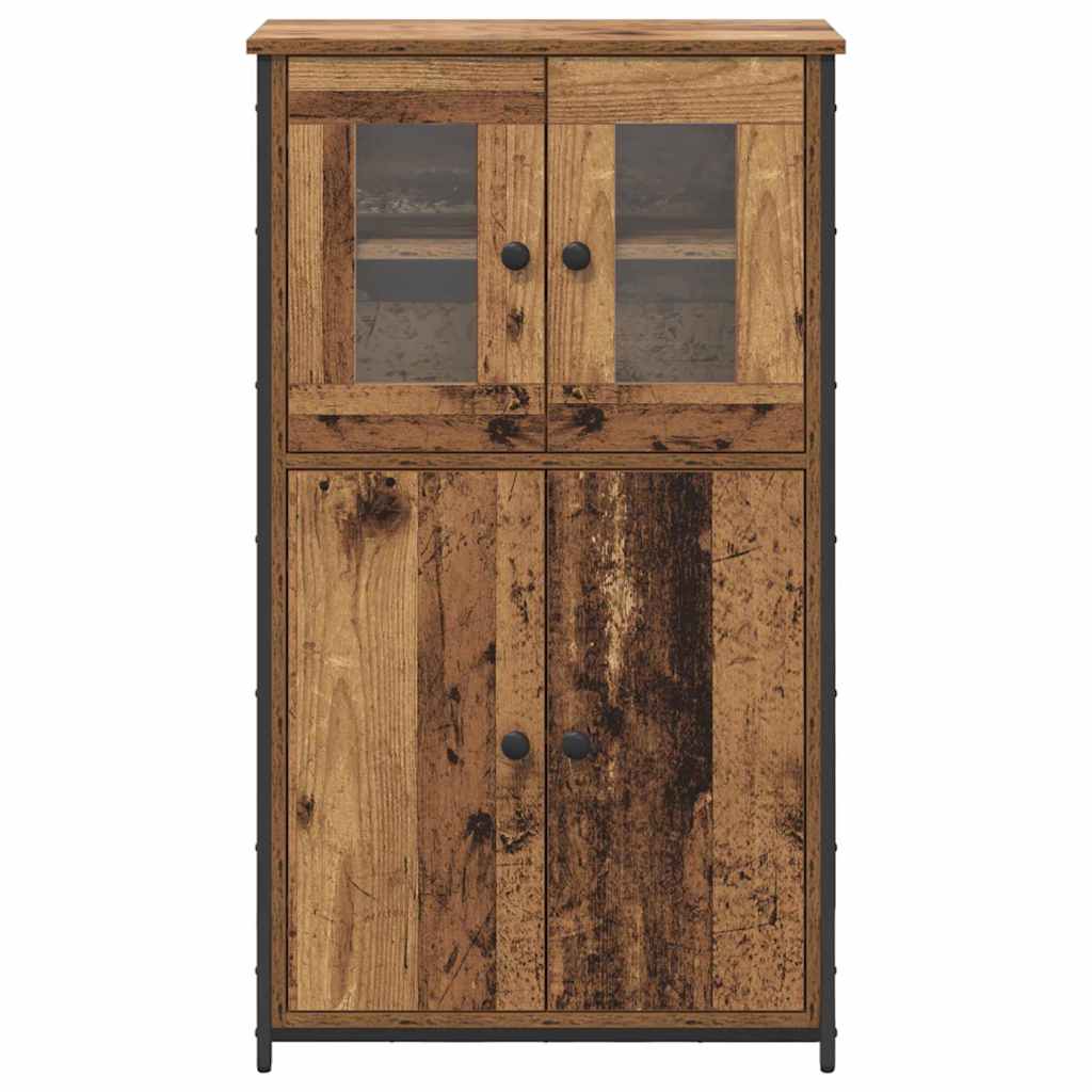 Highboard Altholz 62 x 32 x 106,5 cm Holzwerkstoff