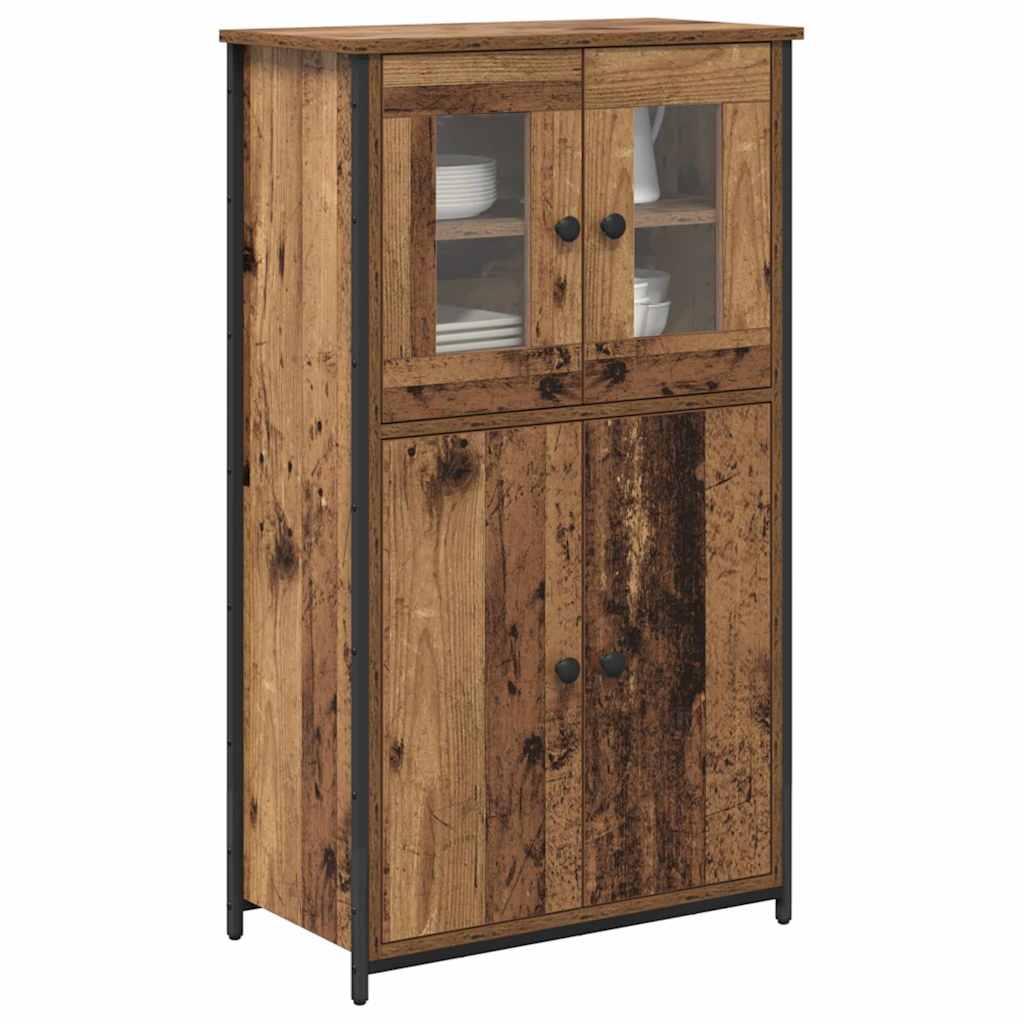 Highboard Altholz 62 x 32 x 106,5 cm Holzwerkstoff