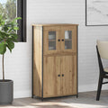 Highboard Artisan-Eiche 62 x 32 x 106,5 cm Holzwerkstoff