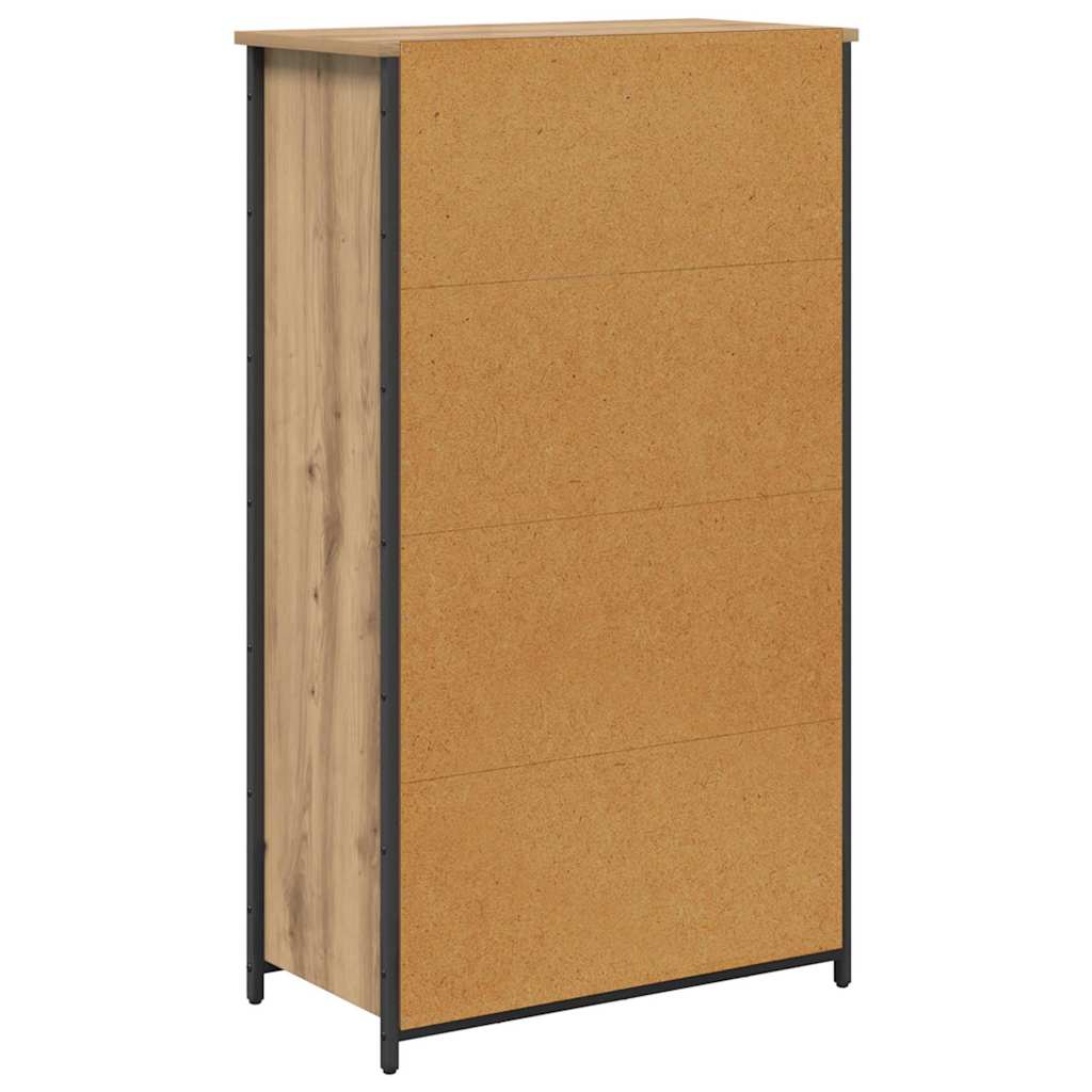 Highboard Artisan-Eiche 62 x 32 x 106,5 cm Holzwerkstoff