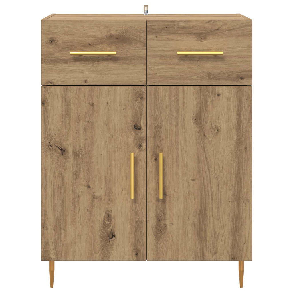 Sideboard Artisan-Eiche 69,5 x 34 x 90 cm Holzwerkstoff