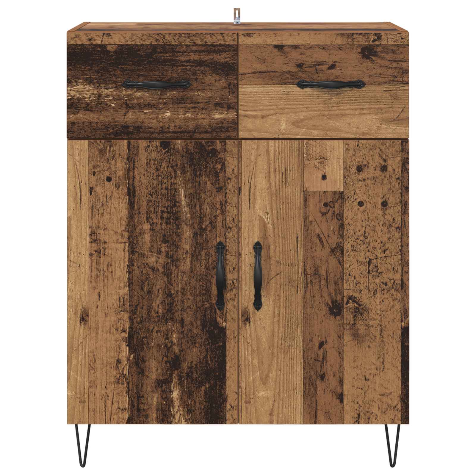 Sideboard Altholz 69,5 x 34 x 90 cm Holzwerkstoff
