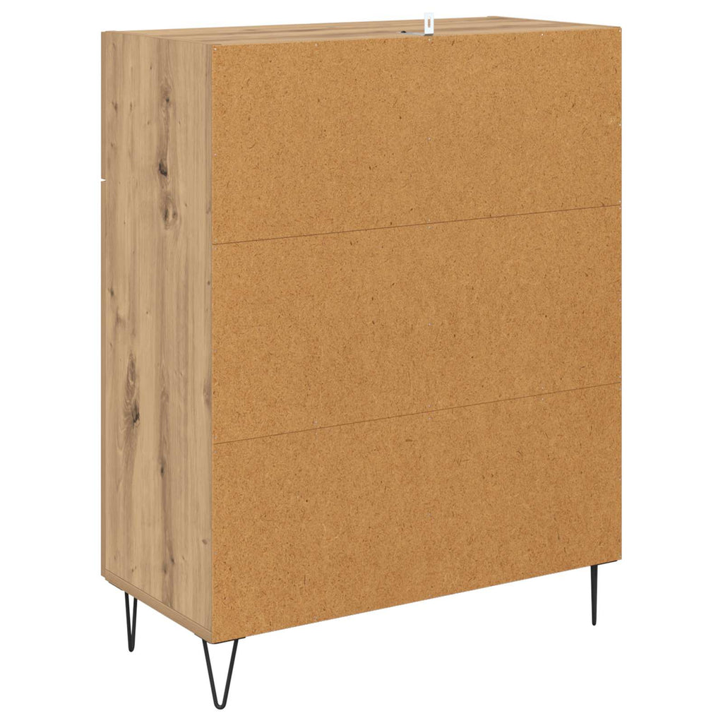 Sideboard Artisan-Eiche 69,5 x 34 x 90 cm Holzwerkstoff