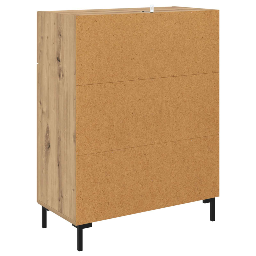 Sideboard Artisan-Eiche 69,5 x 34 x 90 cm Holzwerkstoff